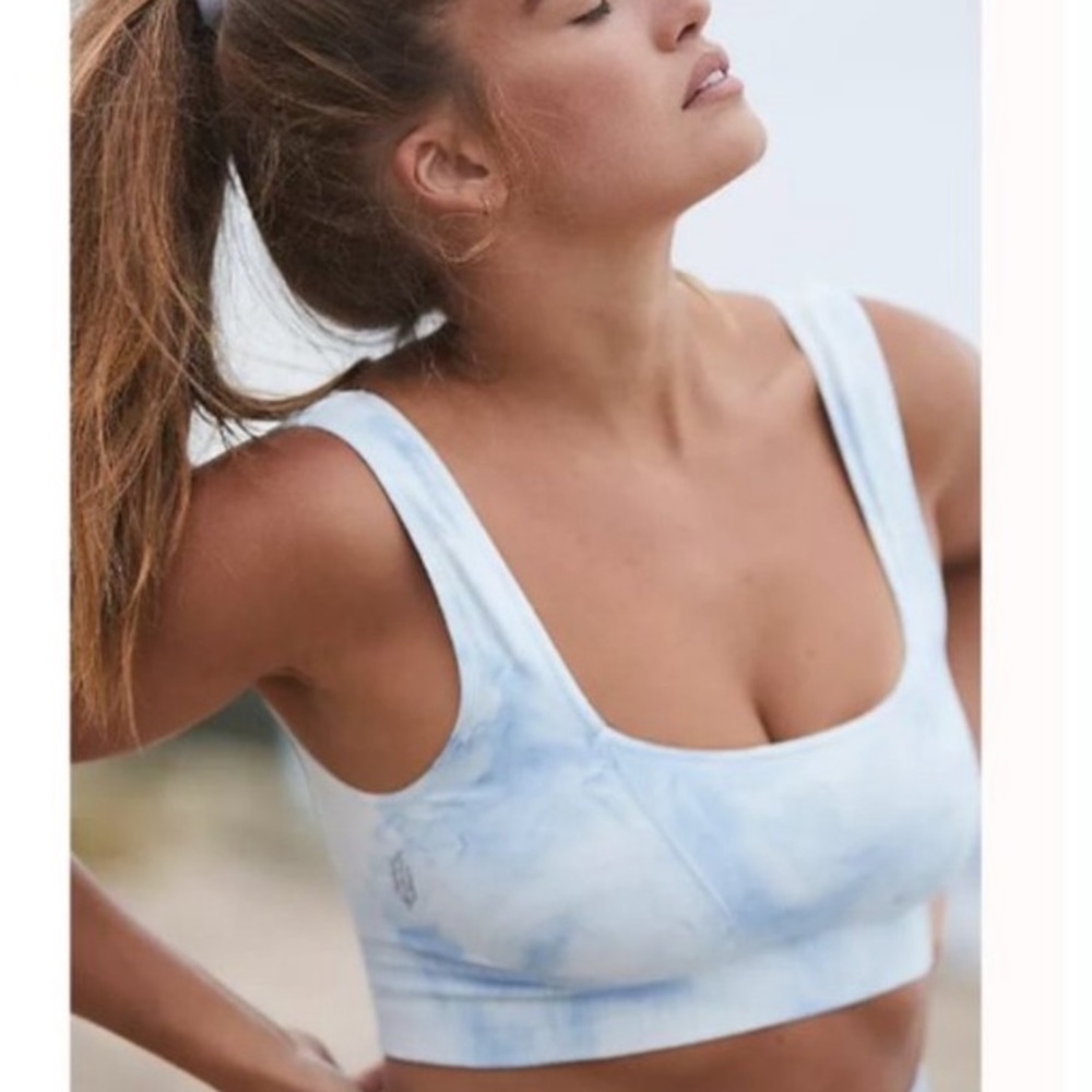 Free People Good Karma Tie Dye Active Brami